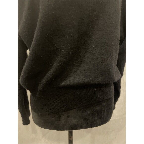 PRIVE 100% CASHMERE ROUND NECK SWEATER LUXURY MINIMALIST SOFT PREPPY COASTAL MED - Picture 4 of 7